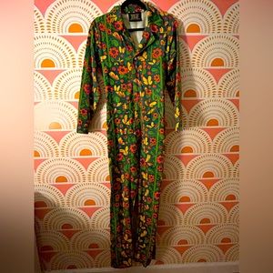 Big bud press butterfly retro long sleeve jumpsuit in size small